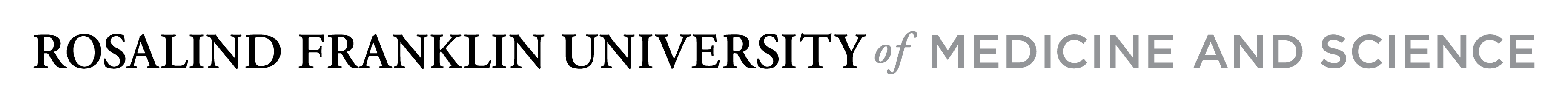 Rosalind Franklin wordmark logo